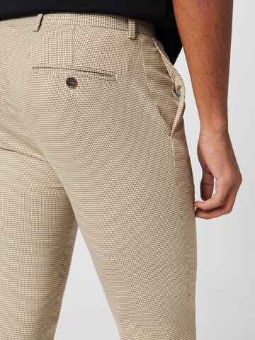 BURTON MENSWEAR LONDON - Skinny Calças chino em bege