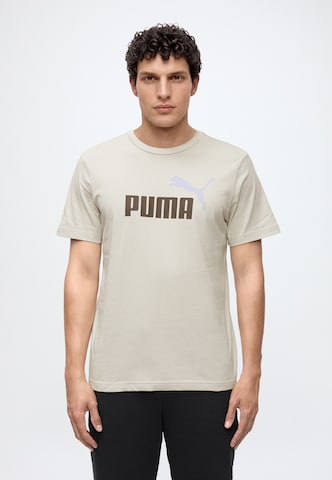 smėlio PUMA Sportiniai marškinėliai 'ESS No. 1': priekis