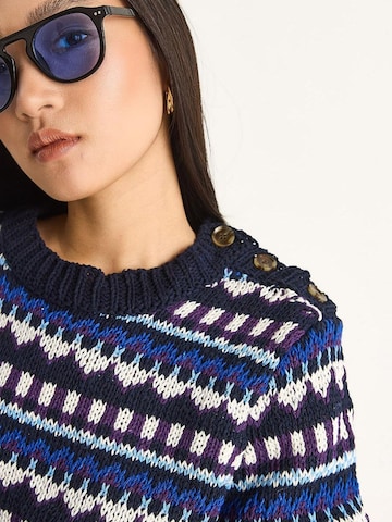 Pull-over 'Pullover' Bianco Lucci en bleu