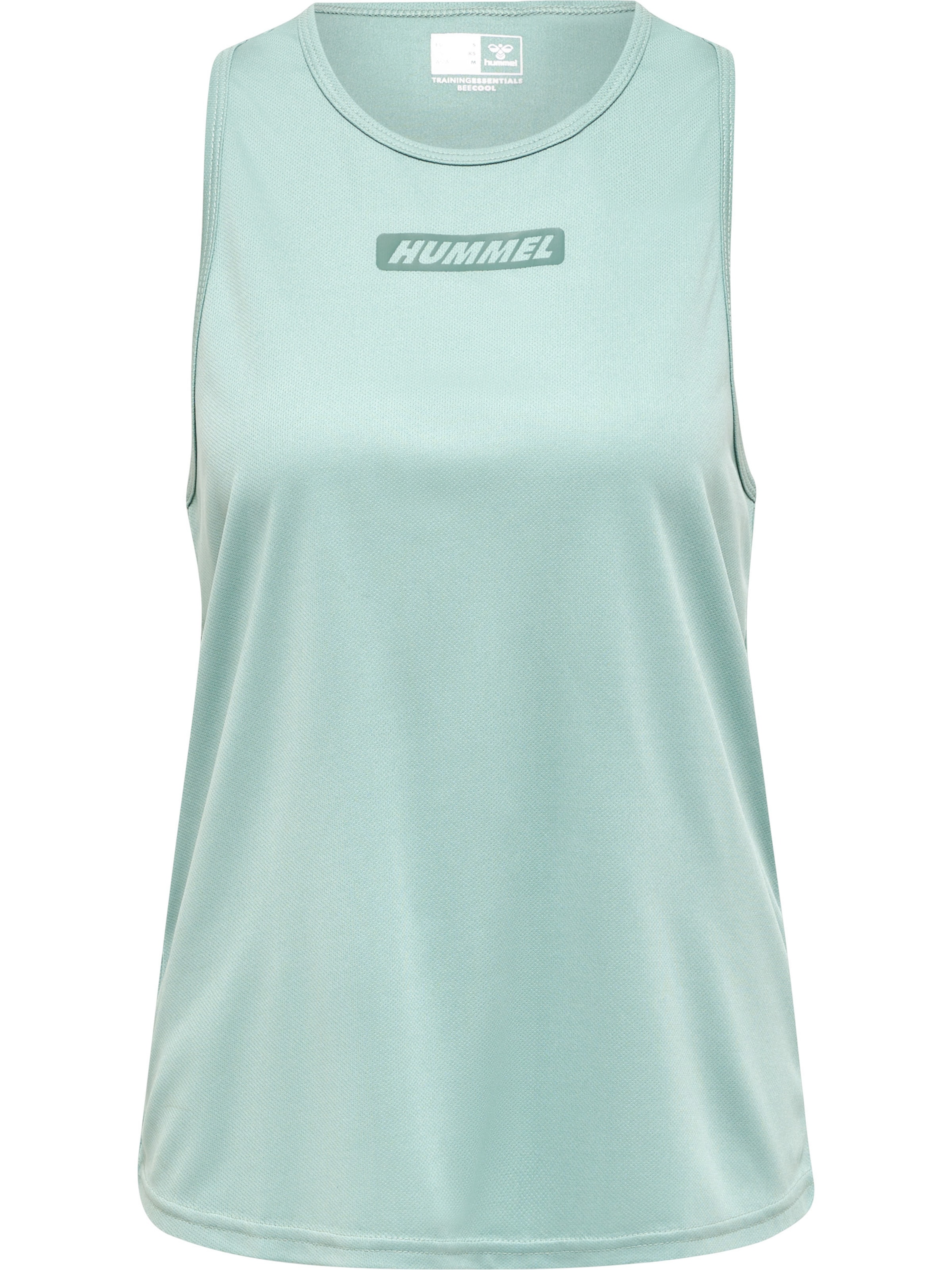 Hummel Sporttop in Blau: Vorderseite