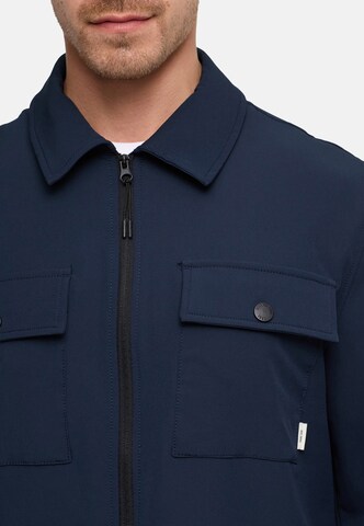 INDICODE JEANS Comfort fit Zakelijk overhemd 'Rommie' in Blauw