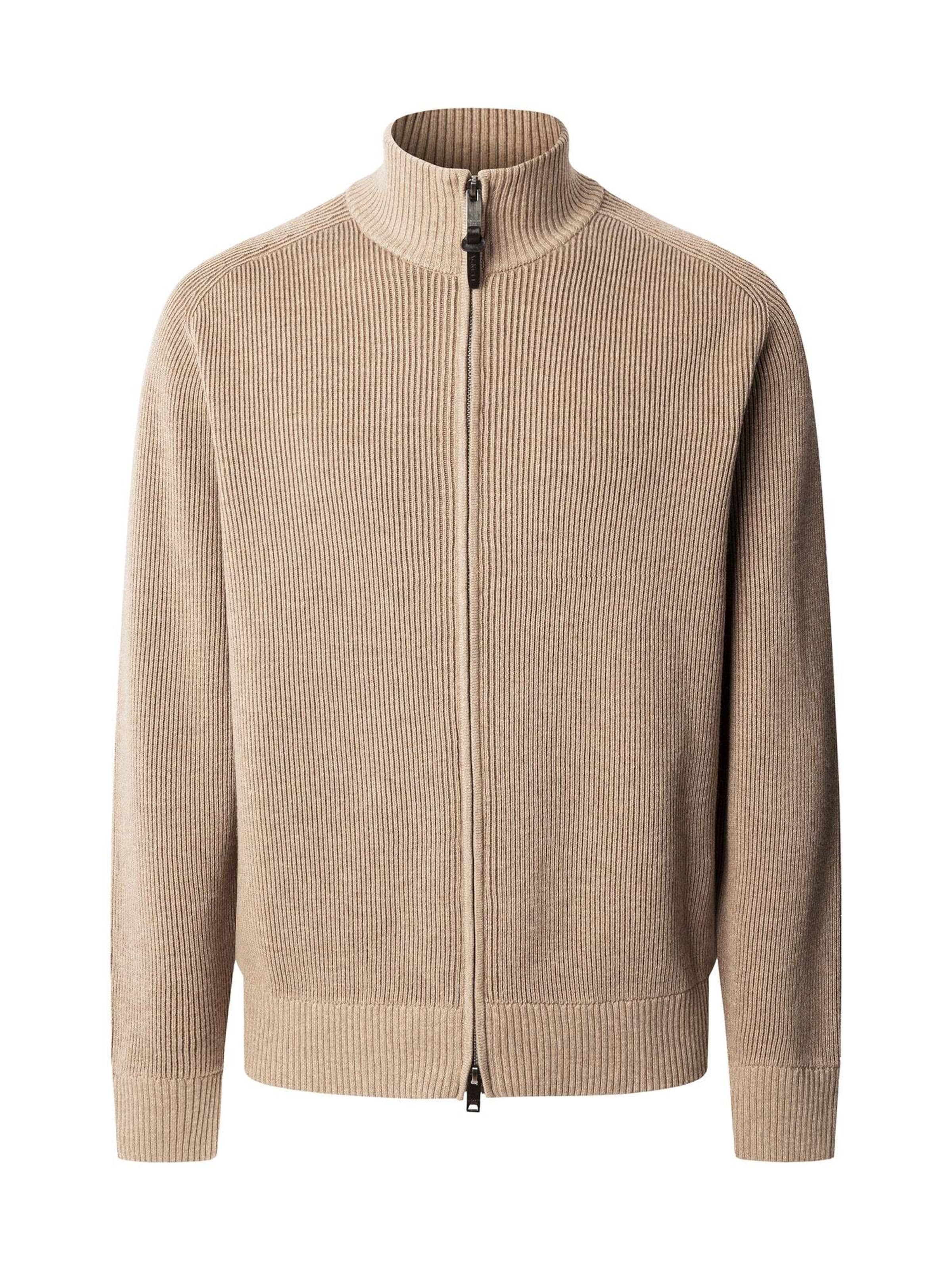 Hackett London Knit cardigan in Camel, Item view