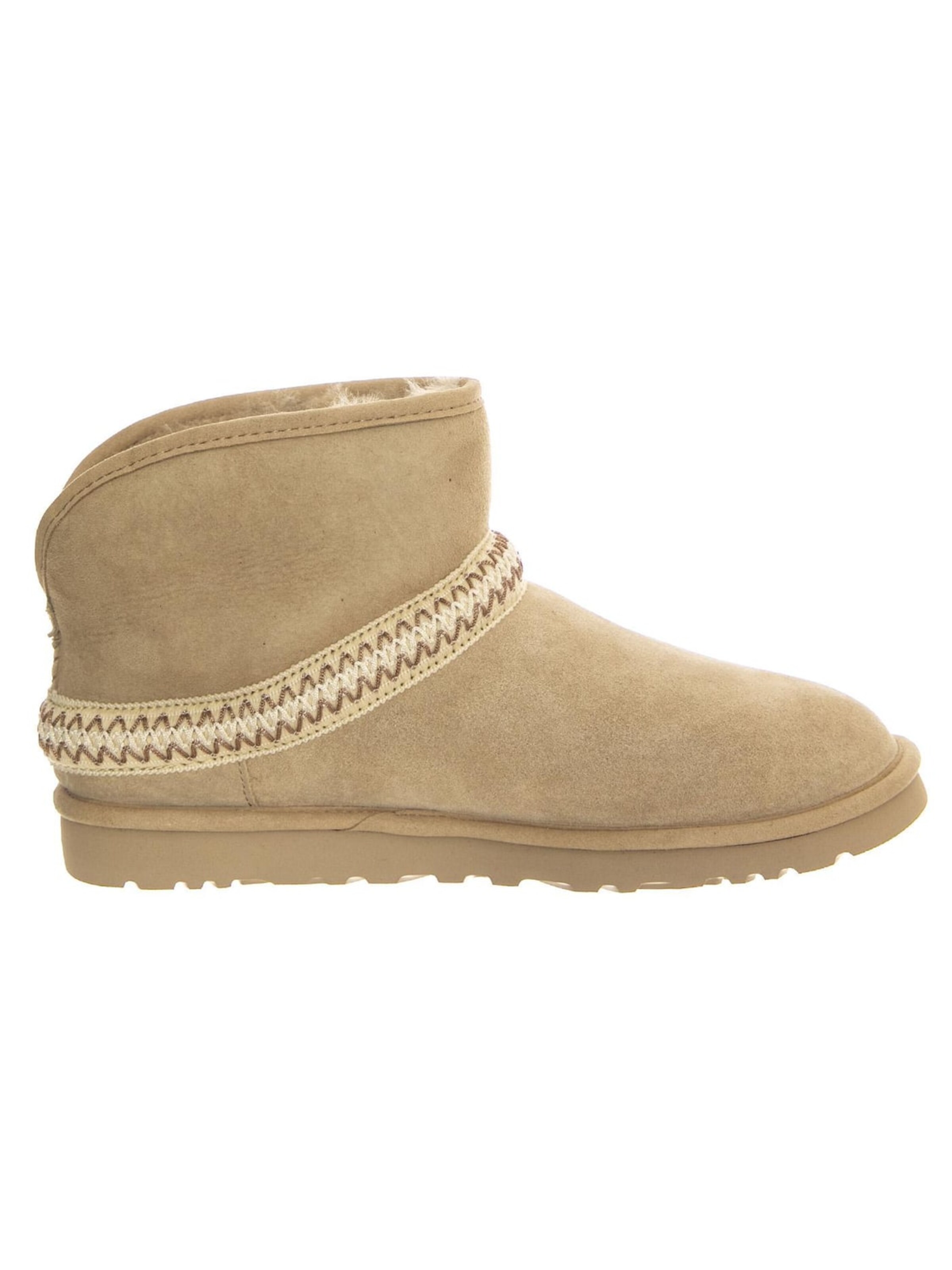 UGG Kozaki 'W Classic Mini Crescent Mustard Seed' w kolorze beżowy