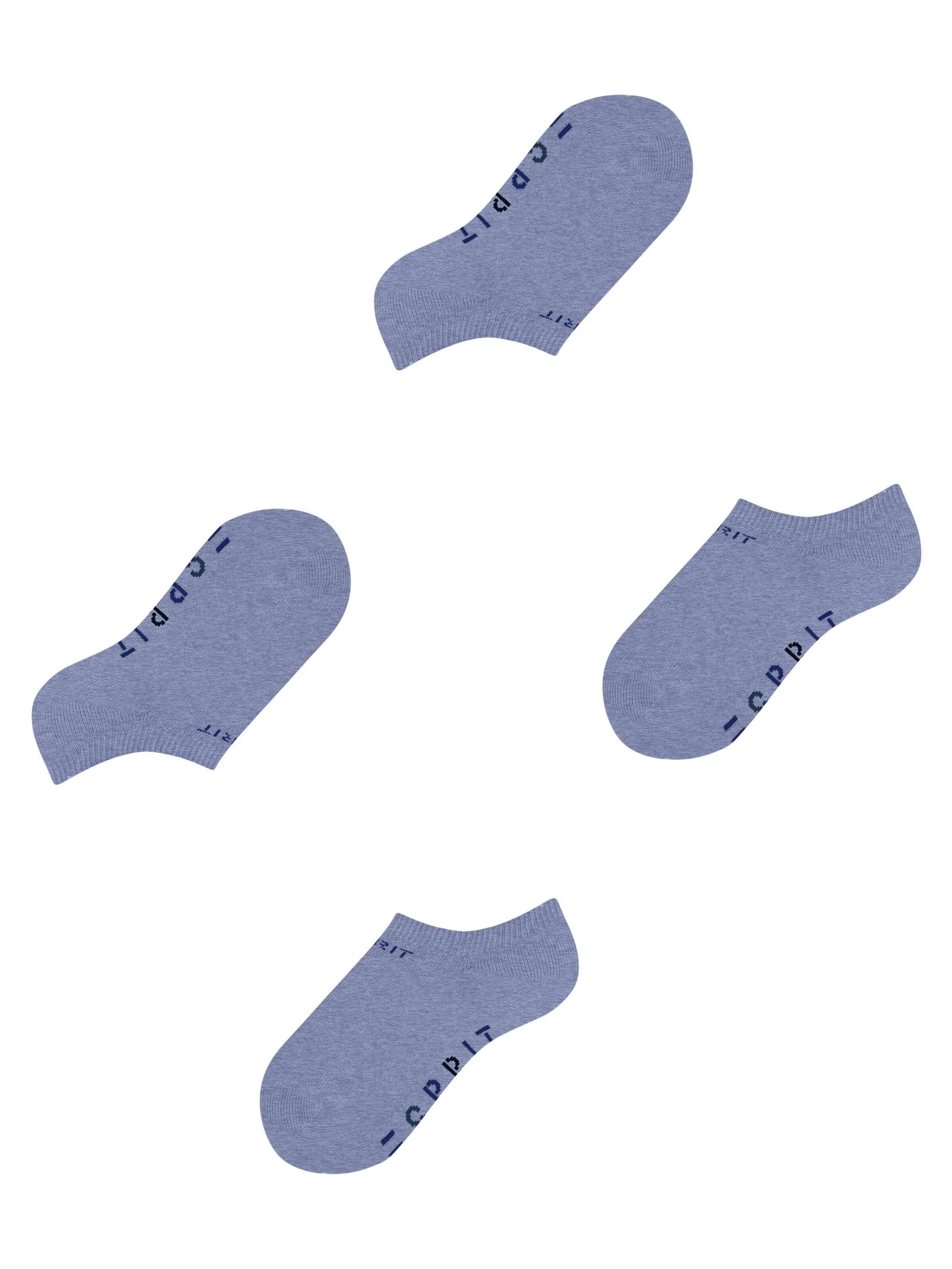 ESPRIT Socks 'Foot Logo 2-Pack' in Blue