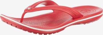 Crocs T-Bar Sandals 'Flip' in Red: front