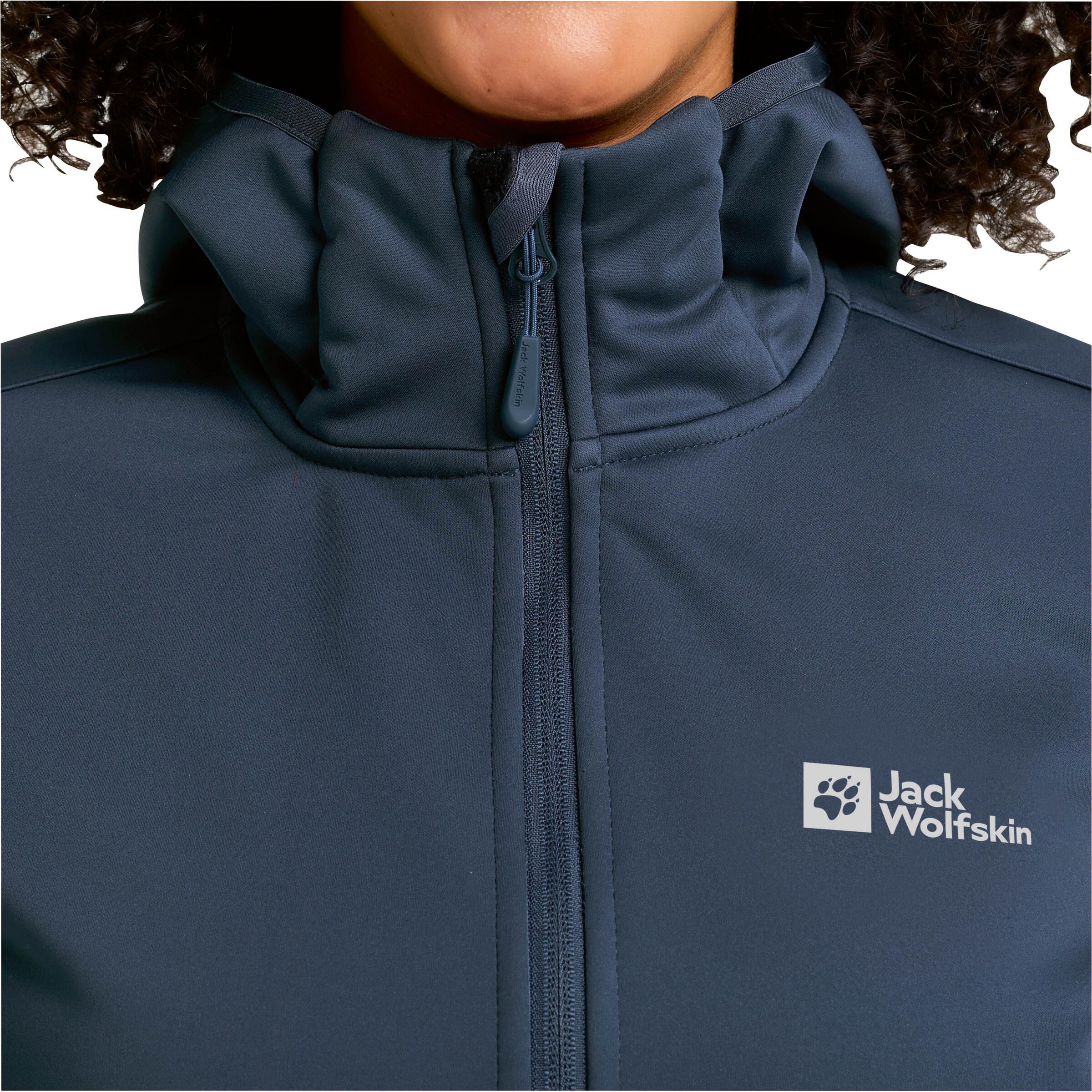 JACK WOLFSKIN Outdoorjas 'Windhein' in Blauw