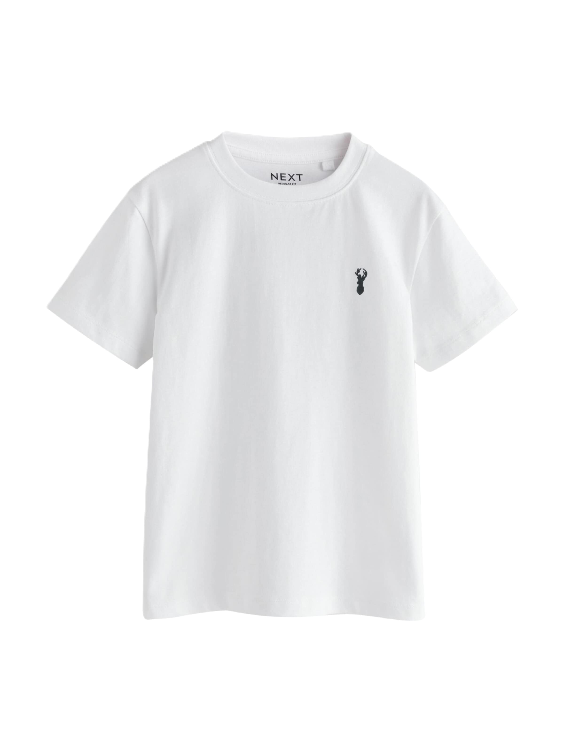 Tricou de la Next pe alb: față