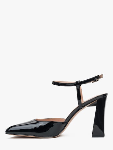 Estro Sandal '982-91' in Black: front