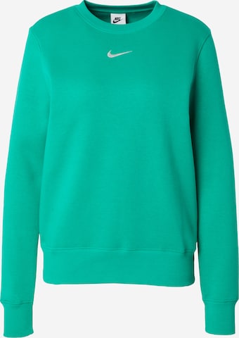 Nike Sportswear Dressipluus 'Phoenix Fleece', värv roheline: eest vaates