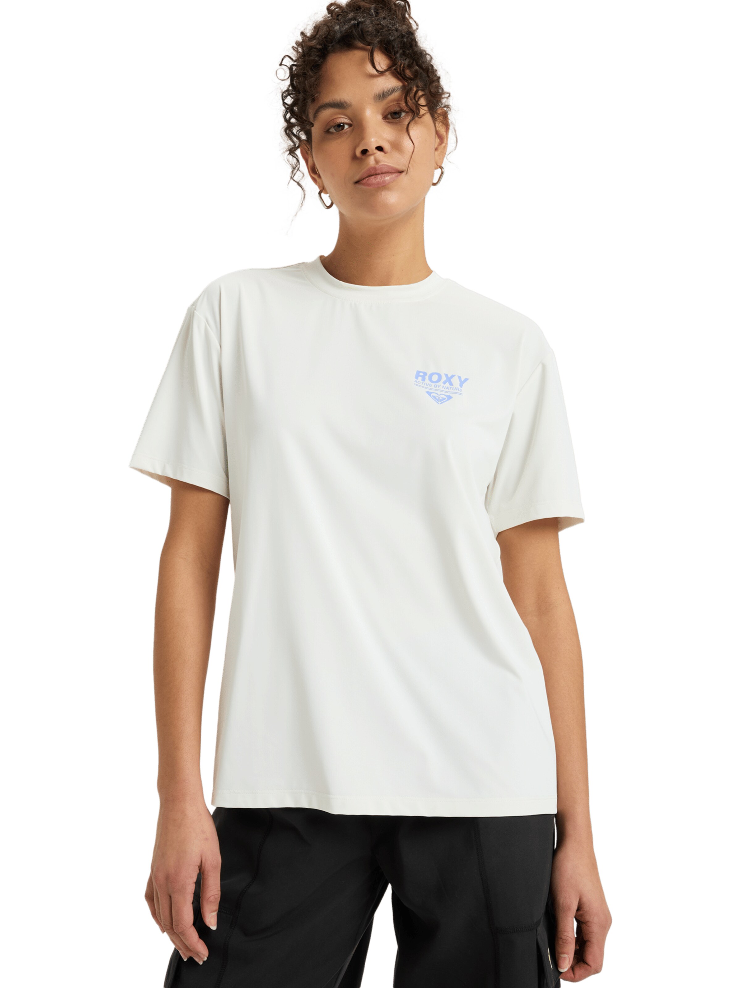 T-shirt 'Boundless Spirit' ROXY en blanc : devant