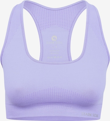 Soutien-gorge de sport Stark Soul en violet : devant