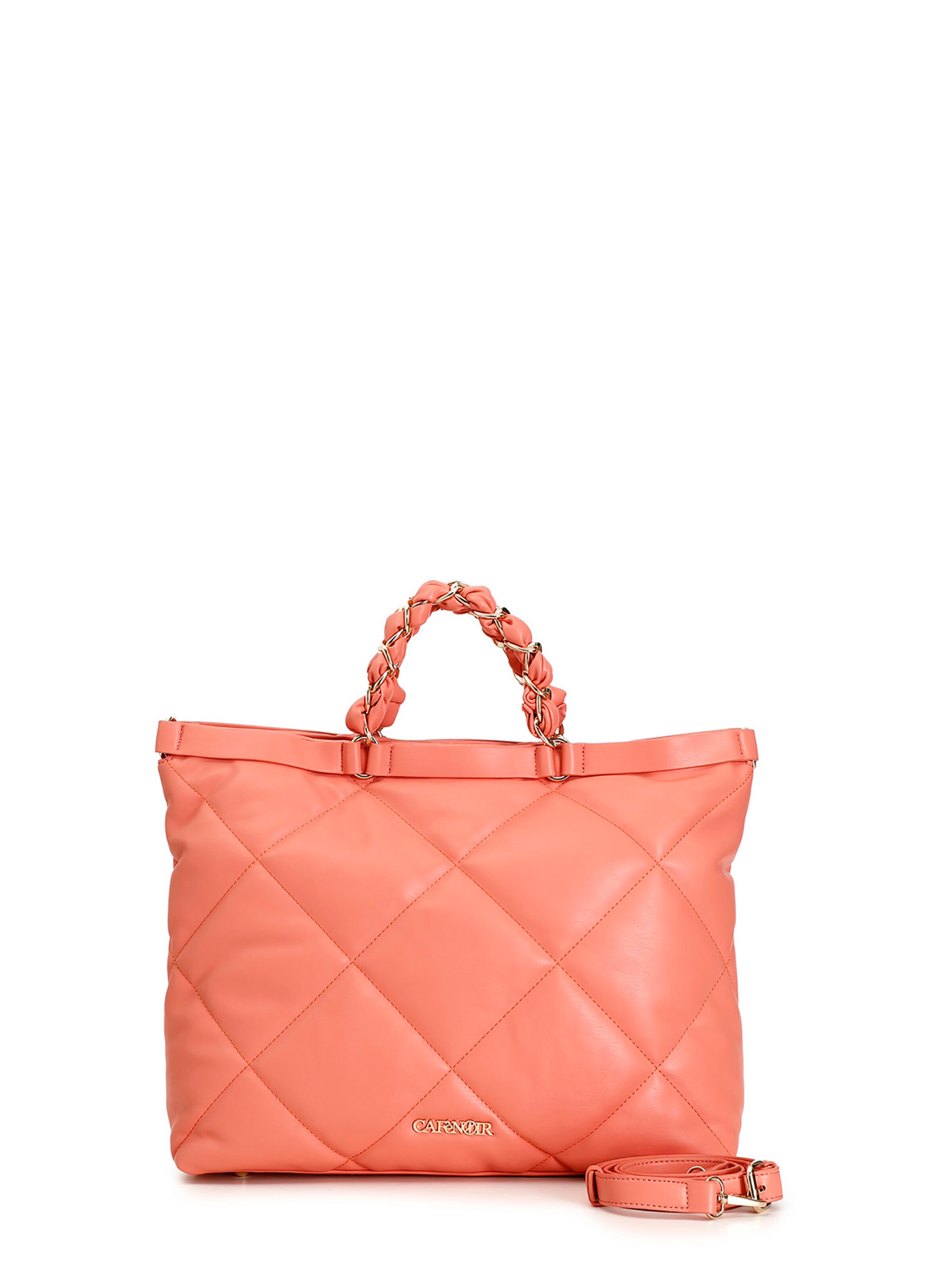 Borsa a sacco di CAFè NOIR in arancione: frontale