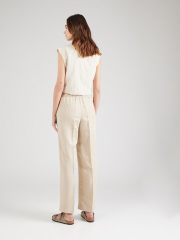 Regular Pantalon à plis GANT en beige