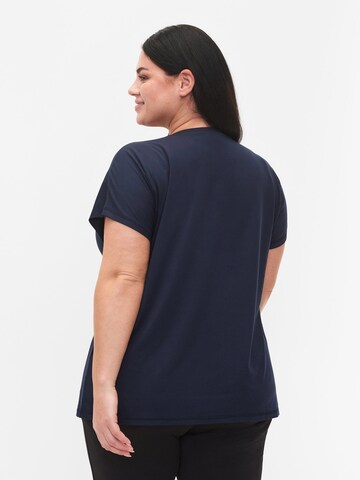 Active by Zizzi Functioneel shirt in Blauw