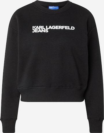 Sweat-shirt 'ESSENTIAL' KARL LAGERFELD JEANS en noir : devant