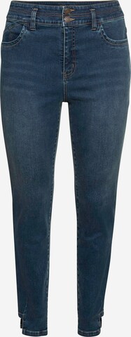 SHEEGO Skinny Jeans in Blue: front