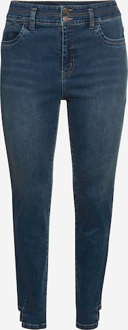 SHEEGO Skinny Jeans i blå: framsida