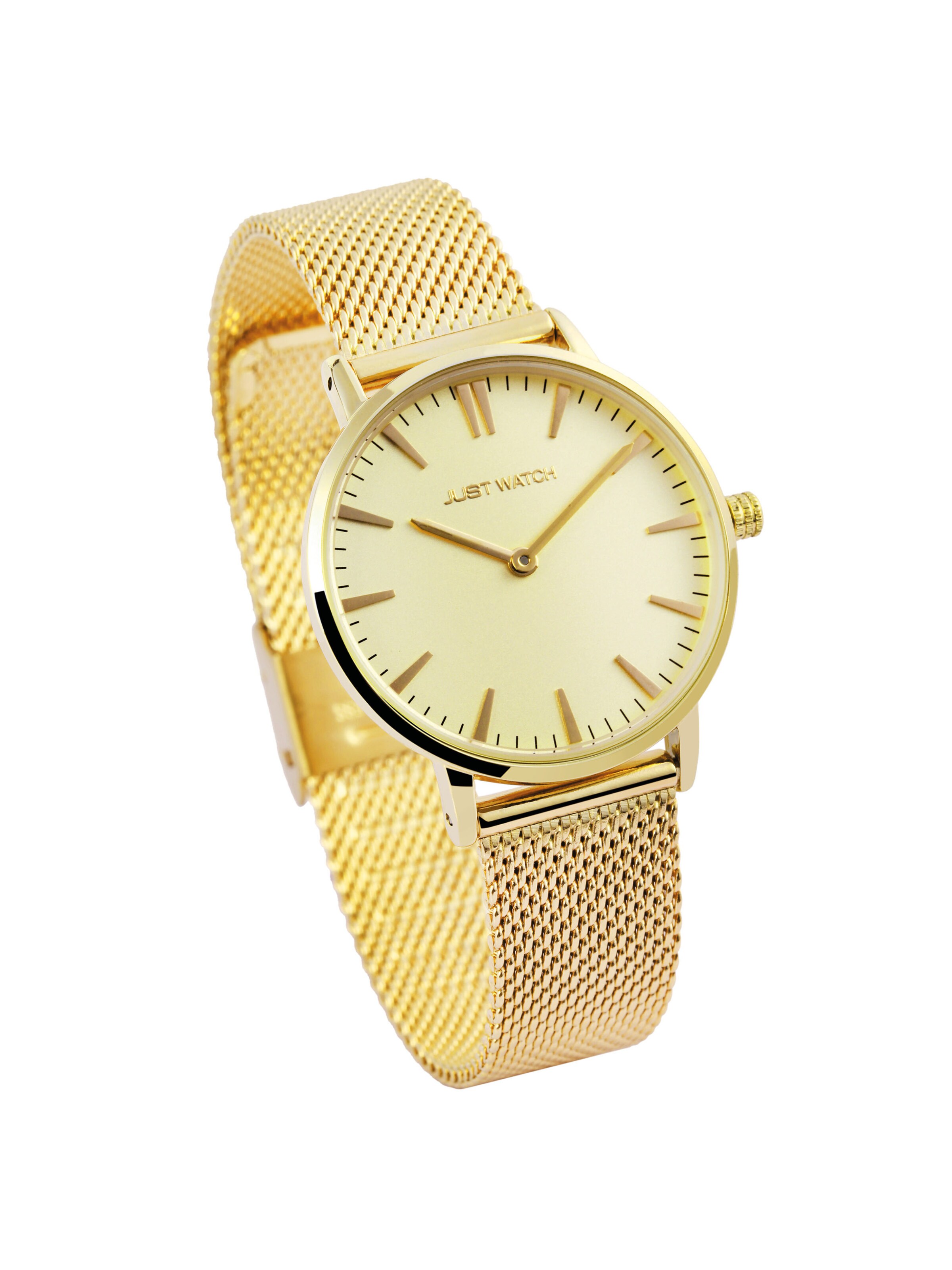 Just Watch Analoguhr‌‌‌‌‌‌ in Gold: Vorderseite