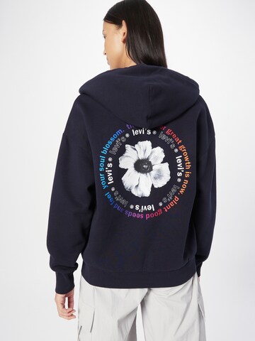 LEVI'S ® Sweatshirt 'Graphic Lone Star Hoodie' in Blau