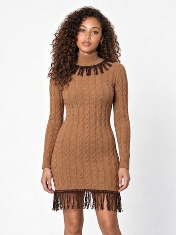 RYVAN Strickkleid 'Strickkleider'‌ in Braun