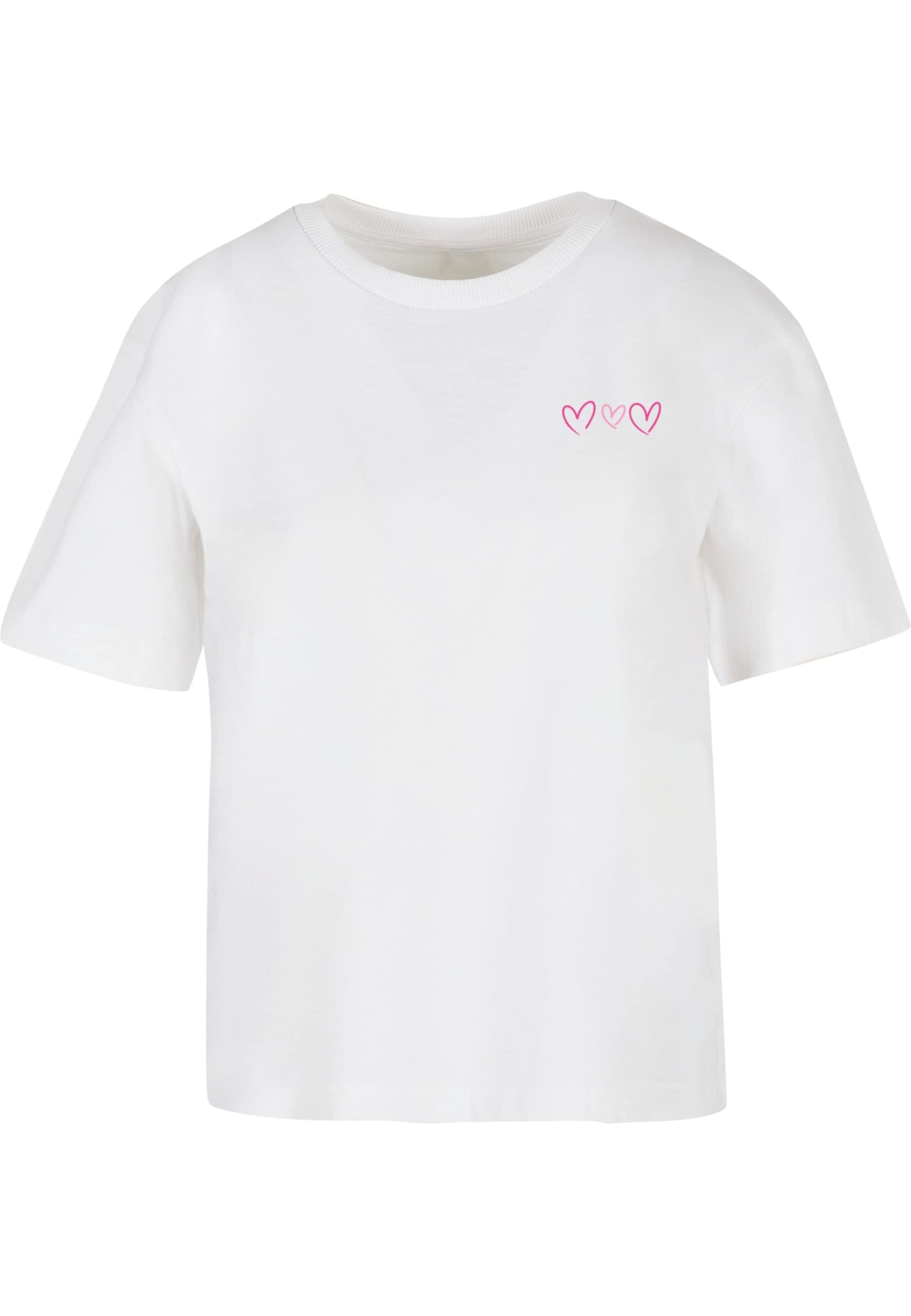 Mister Tee Μπλουζάκι 'Always Trust Your Heart' σε λευκό: μπροστά