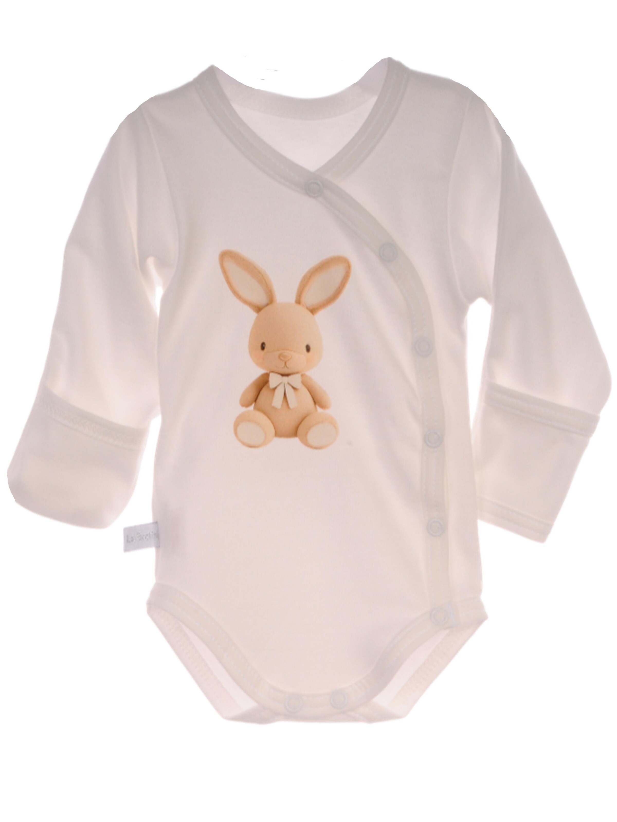 La Bortini Strampler/Body‌‌‌‌ in Beige: Vorderseite