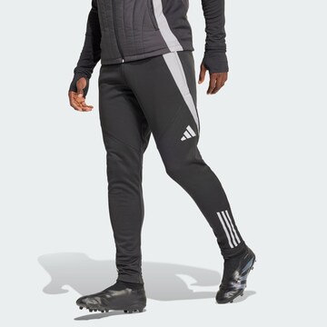 ADIDAS PERFORMANCE Tapered Sporthose 'Tiro 24 Competition' in Schwarz: Vorderseite