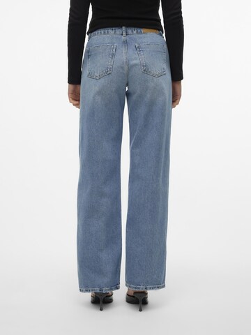SOMETHINGNEW Wide Leg Jeans 'RANCY' i blå