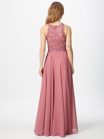 mascara Evening Dress in Pink