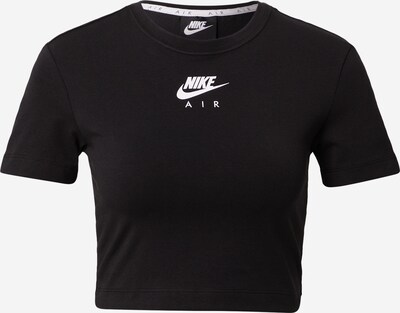 Nike Sportswear T-shirt 'Air' en noir / blanc, Vue avec produit