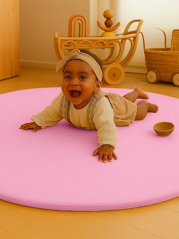 PAPATE - Manta para bebé en rosa: frente
