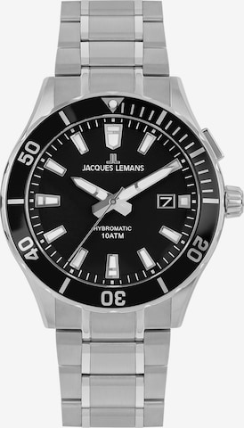 Jacques Lemans Analog Watch in Black: front