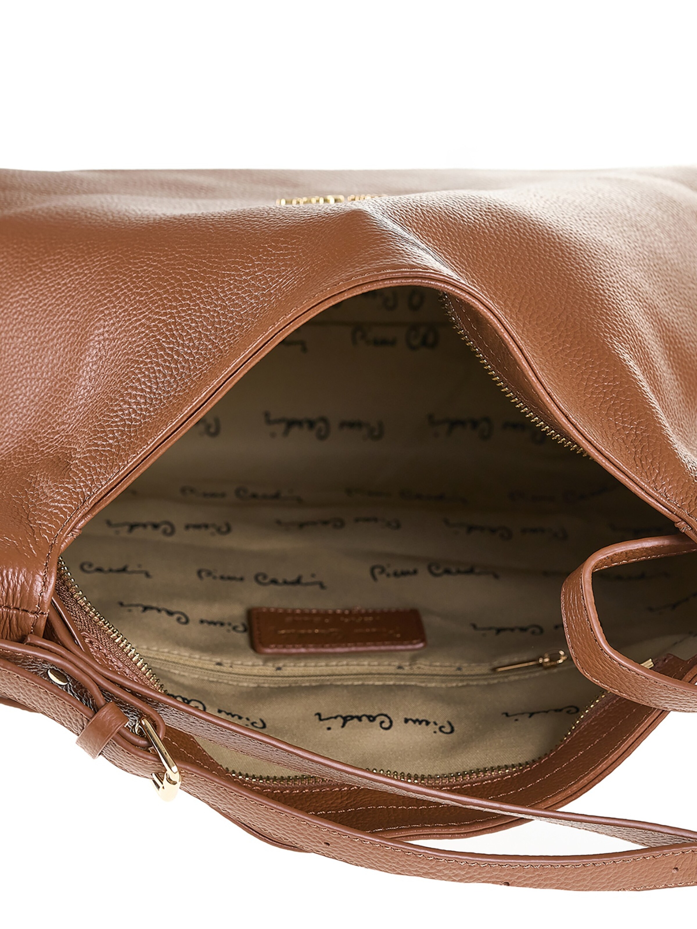 PIERRE CARDIN Schultertasche 'Divina' in Braun