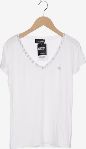 Emporio Armani T-Shirt M in Weiß: predná strana