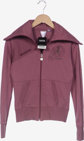 Reebok Sweatshirt & Zip-Up Hoodie in S in Pink: front