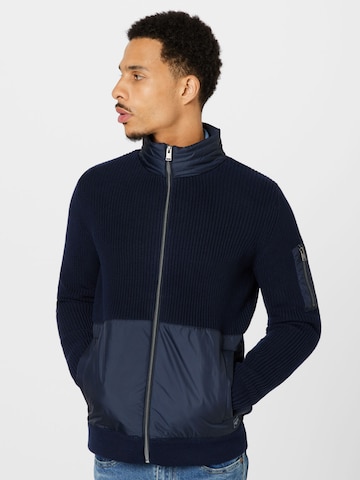 TOM TAILOR Between-Season Jacket in Blue: front