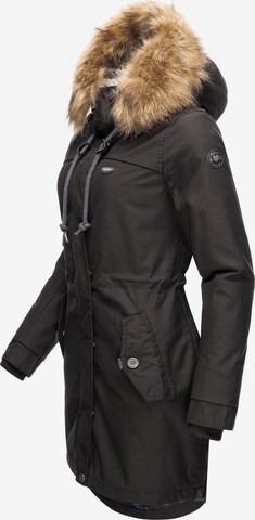 Ragwear Winterparka 'Tawny' in Zwart