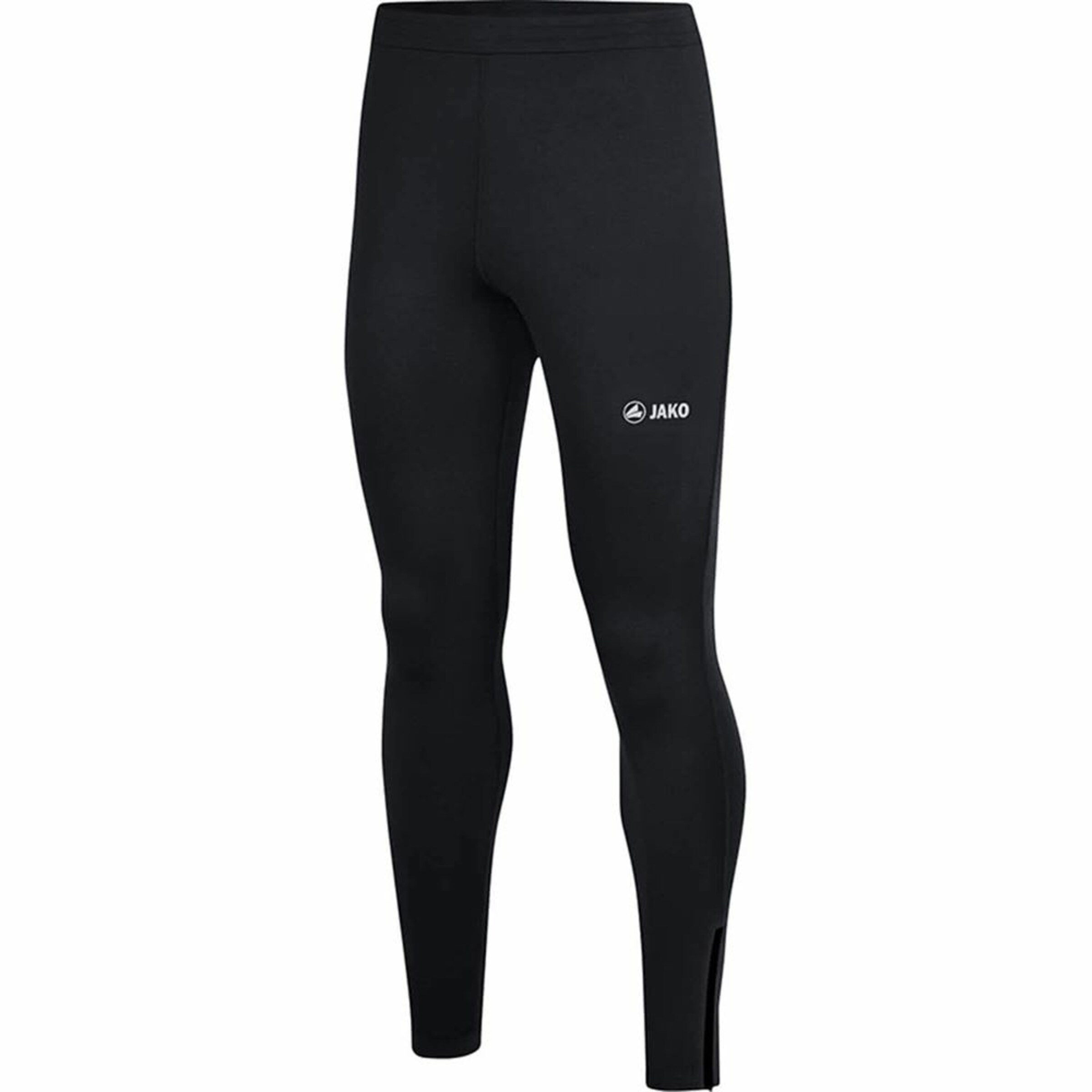 JAKO Skinny Sporthose 'Run 2.0' in Schwarz: Vorderseite