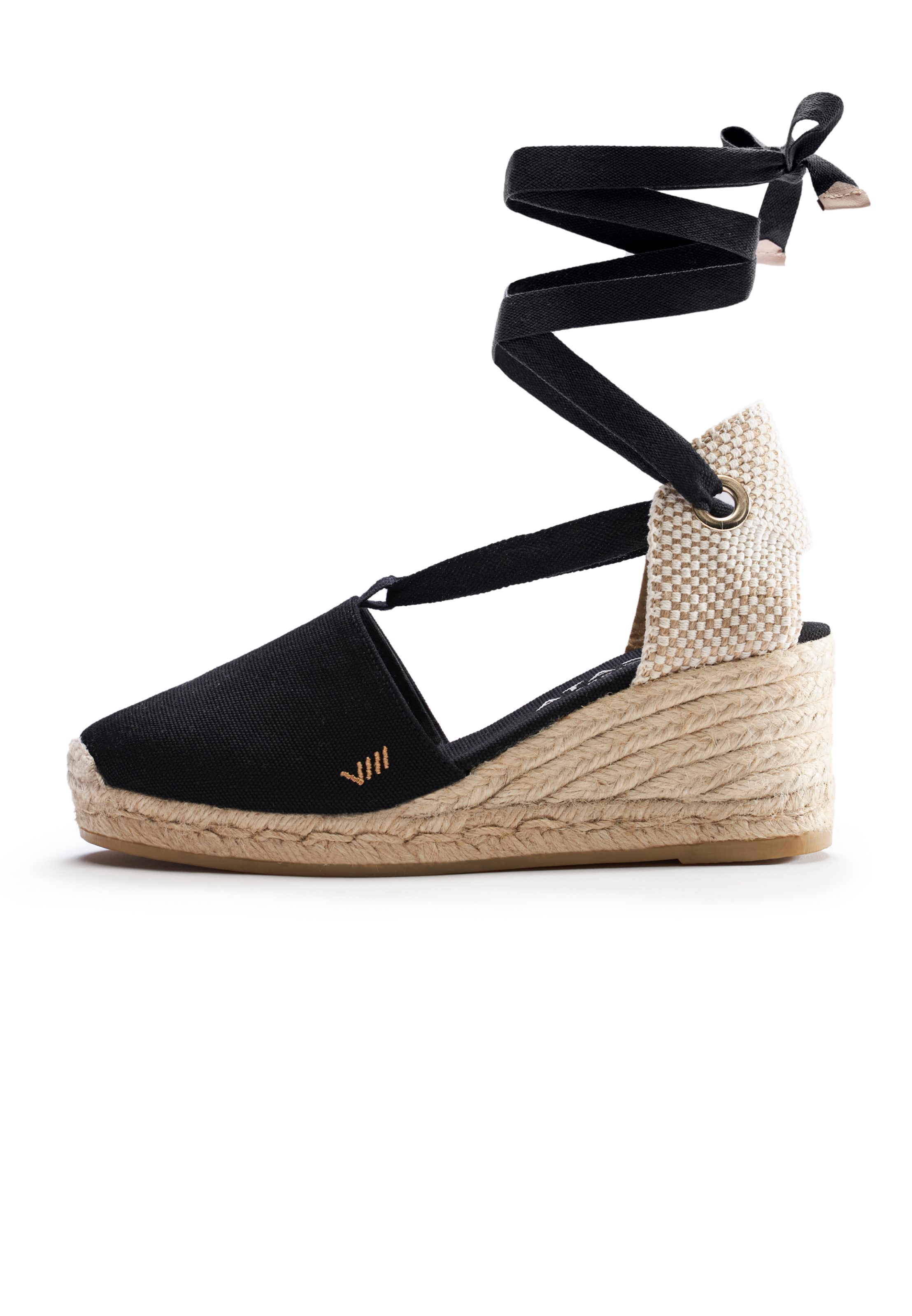 Viscata Espadrilles 'Escala' in Black: front