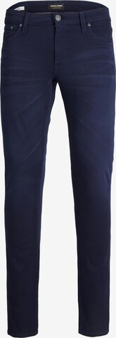 Coupe slim Pantalon 'Glenn' JACK & JONES en bleu : devant