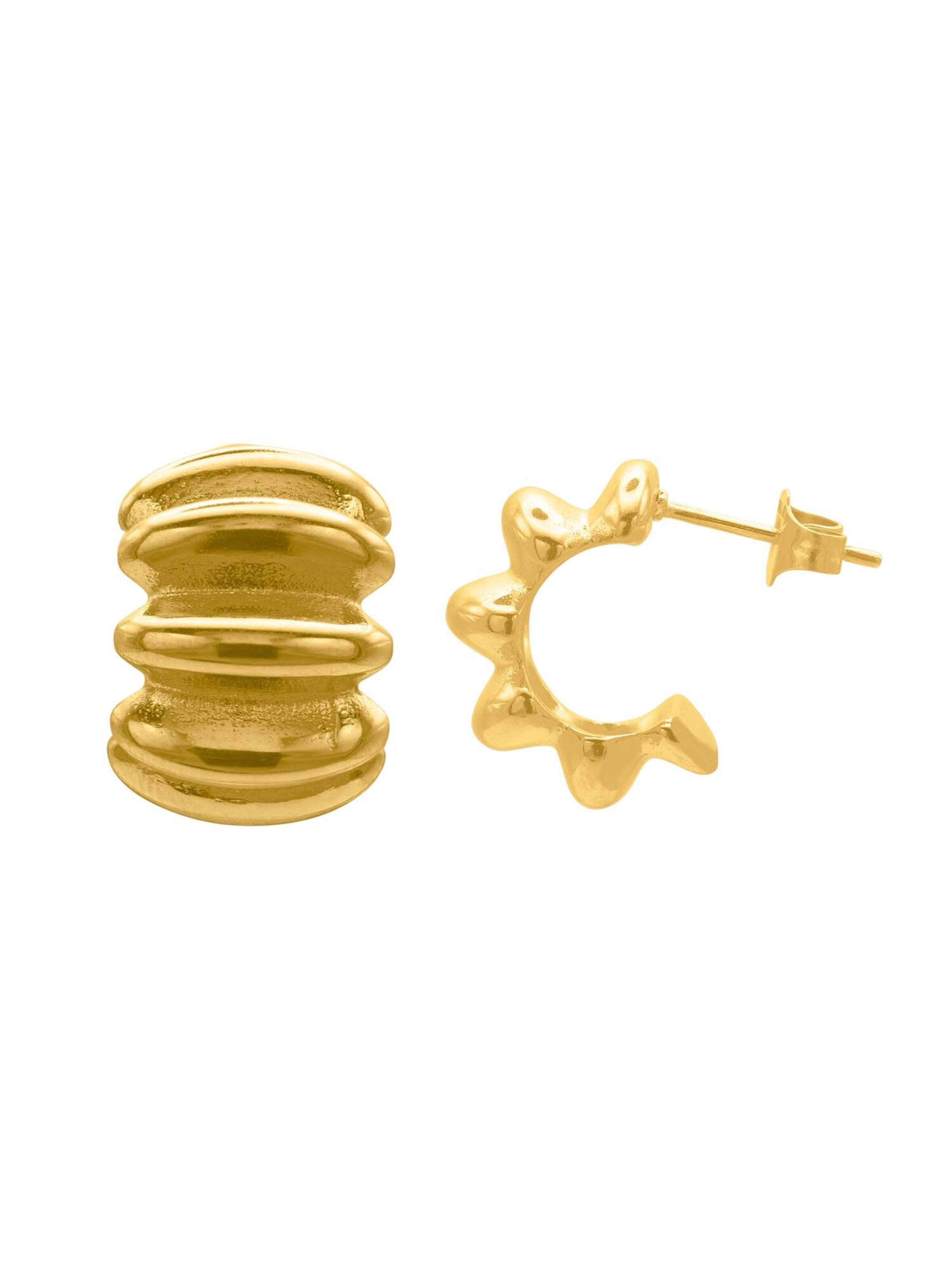 Heideman Earring 'Gaius' in Gold: front