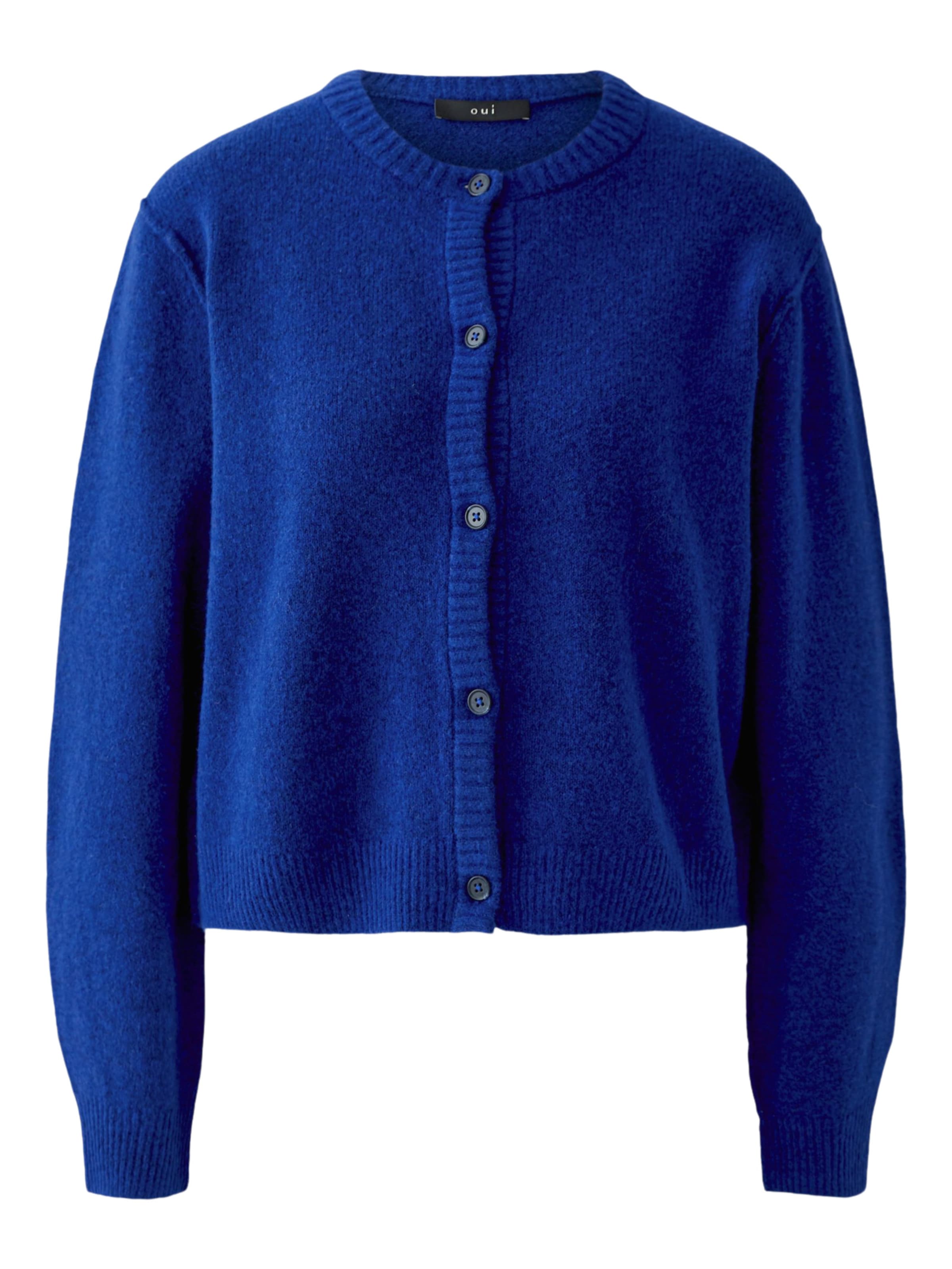 OUI Strickjacke in Blau: Vorderseite