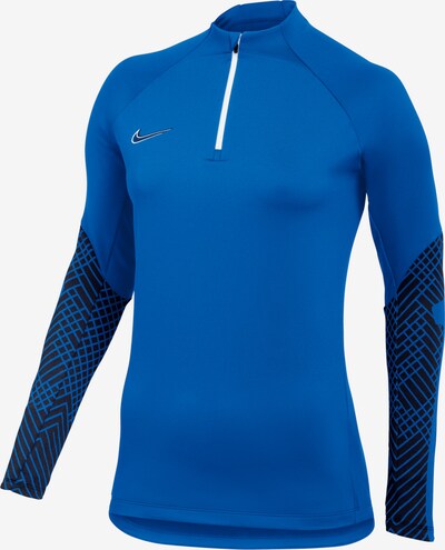 NIKE Sportief sweatshirt 'Strike' in de kleur Enziaan / Zwart / Wit, Productweergave