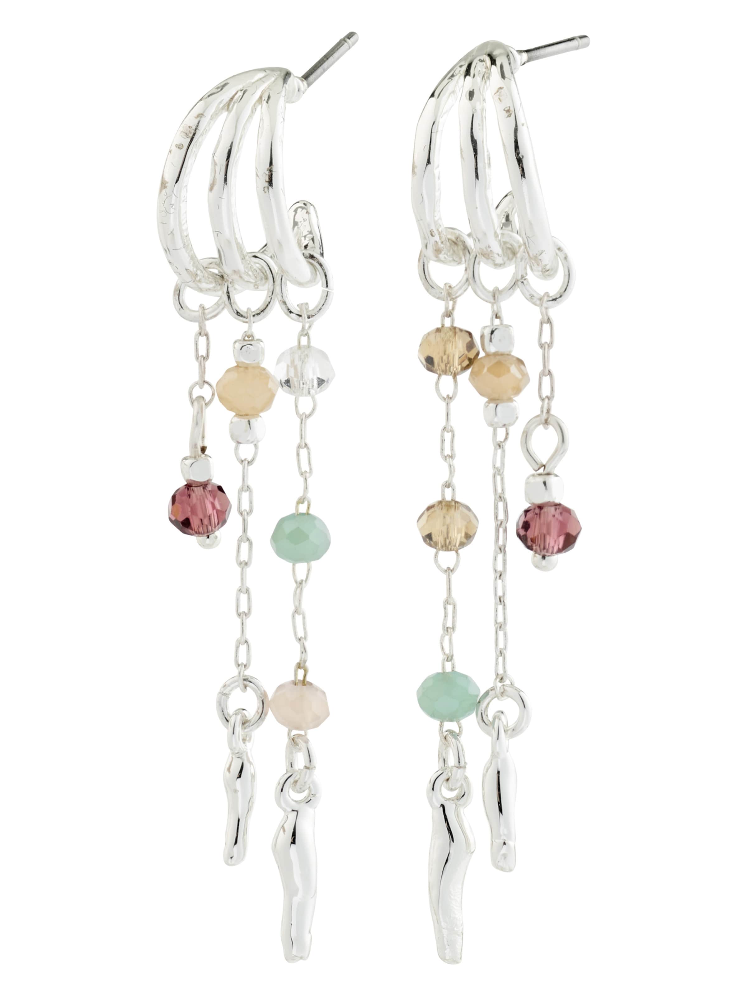 ezüst Pilgrim Fülbevalók ' Morin ', Termék nézet