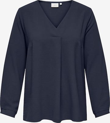 ONLY Carmakoma Pusero 'Carmetta' värissä sininen: etupuoli