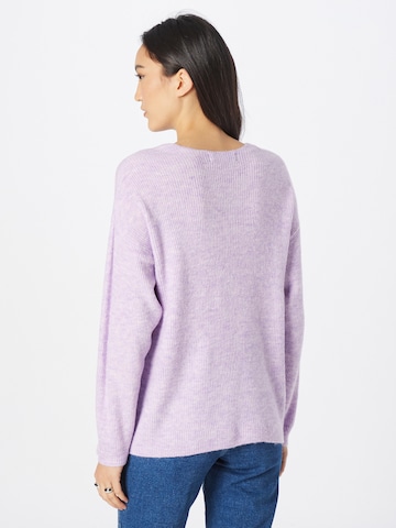 VERO MODA Sweater 'Lefile' in Purple