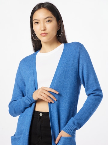 VILA Knitted Coat 'RIL' in Blue