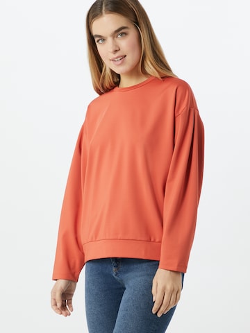 NU-IN Sweatshirt in Orange: front