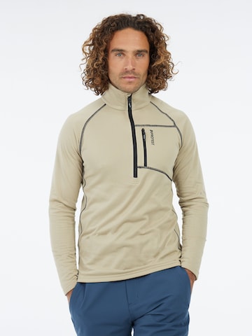 PROTEST Athletic Sweatshirt 'PRTRekody' in Brown: front