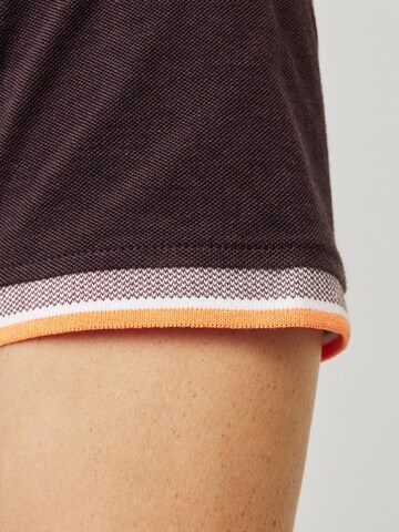 JACK & JONES Poloshirt 'JJEPAULOS' in Braun